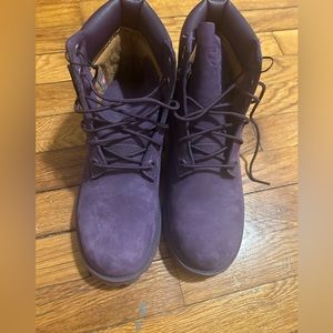 Purple Timberland Boots